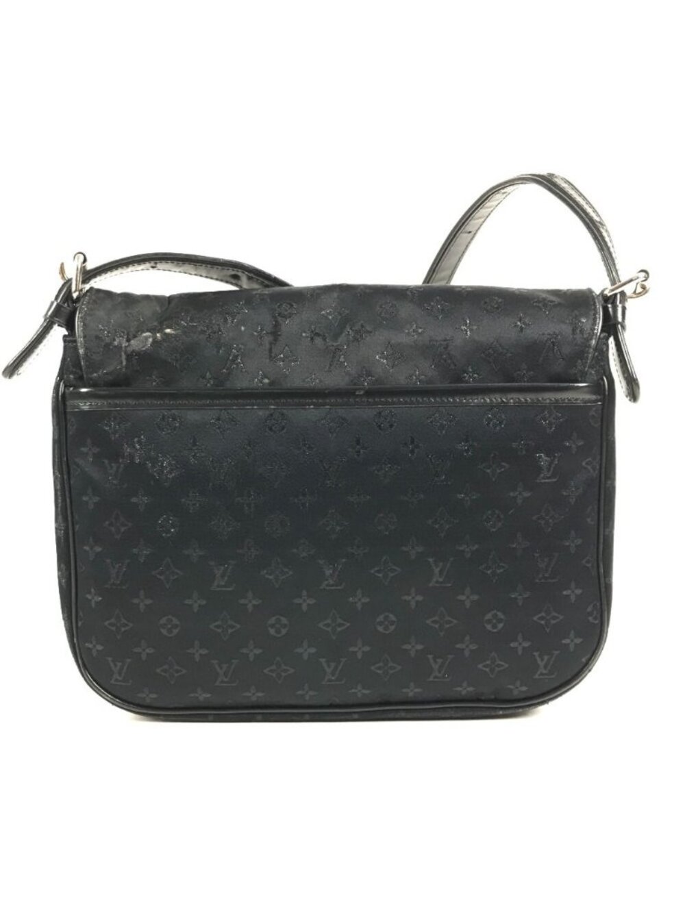 Louis Vuitton Shoulder Bag Comte de Fe Musette Satin Canvas Black - Picture 2 of 9